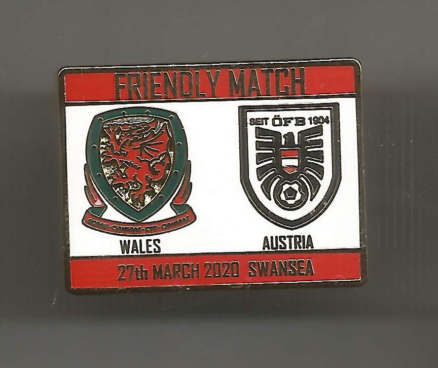 Badge Wales - Austria 27.03.2020